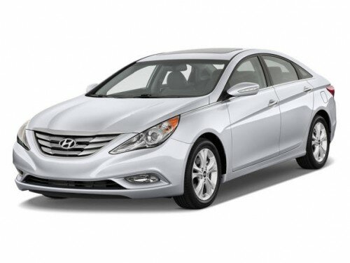 Hyundai Sonata 2014 White 500x375 Hyundai Sonata 2014 Comes in a New Revamped Body