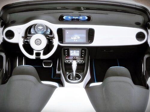 2012 Volkswagen E Bugster Interior 2012 Volkswagen E Bugster Concept and Features Revealed 