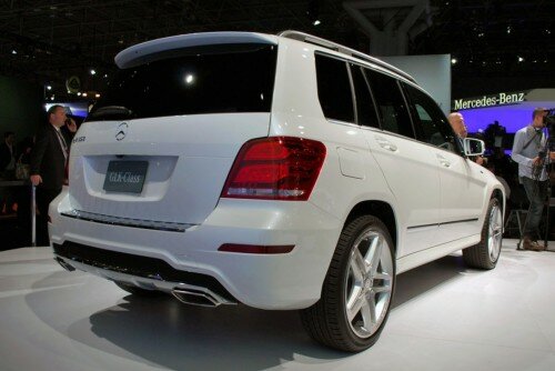 Mercedes GLK 2013 Rear View 500x334 Mercedes GLK 2013 as the New and Modern Jeep Car